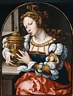 Mary Canvas Paintings - Mary Magdalene By John Gossaert